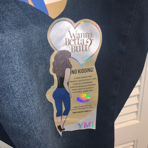 YMI Wanna a beta butt Stretchy Skinny Jeans New Size 24 - Picture 7 of 12